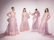 Best of Mushq Embroidered Net Unstitched 3Pc Suit BOM-05 Mabel