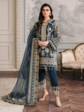 Baroque Chantelle Embroidered Luxury Chiffon Unstitched 3Pc Suit EC-01
