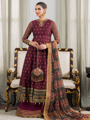 Baroque Chantelle Embroidered Luxury Chiffon Unstitched 3Pc Suit EC-03
