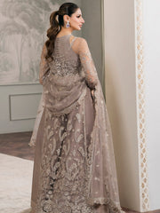 Baroque Chantelle Embroidered Luxury Net Unstitched 3Pc Suit EC-06
