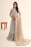 Baroque Exclusive Formal Embroidered Net Unstitched 3Pc BQU-PR-D680