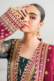 Baroque Exclusive Formal Embroidered Chiffon Unstitched 3Pc Suit UF-689