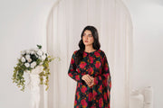 Feathers Frilly Flowers Unstitched Digital Printed Lawn 3Pc Suit BRILLEX-FT714