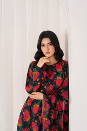 Feathers Frilly Flowers Unstitched Digital Printed Lawn 3Pc Suit BRILLEX-FT714