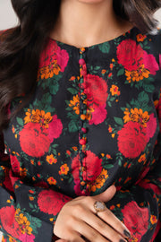 Feathers Frilly Flowers Unstitched Digital Printed Lawn 3Pc Suit BRILLEX-FT714