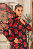 Feathers Frilly Flowers Unstitched Digital Printed Lawn 3Pc Suit BRILLEX-FT714