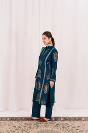 Feathers Fully Embroidered Dhanak Unstitched 3Pc Suit BRIVANE-FT553