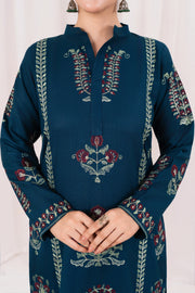 Feathers Fully Embroidered Dhanak Unstitched 3Pc Suit BRIVANE-FT553