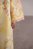 Neeshay Summer Diary Embroidered Lawn Unstitched 3Pc Suit - BUTTERCUP BLOOM