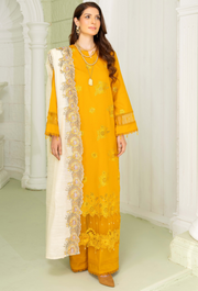 Baad e Baharan by Humdum Embroidered Lawn Unstitched 3Pc Suit D-09