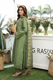 Rang Rasiya Florence Festive Embroidered Lawn Unstitched 3Pc Suit - BAHAR