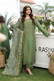 Rang Rasiya Florence Festive Embroidered Lawn Unstitched 3Pc Suit - BAHAR