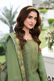 Rang Rasiya Florence Festive Embroidered Lawn Unstitched 3Pc Suit - BAHAR