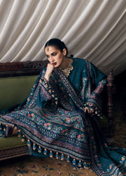 Hussain Rehar Kot Radha Kishan Unstitched Karandi 3Pc Suit - Barkha