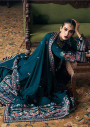 Hussain Rehar Kot Radha Kishan Unstitched Karandi 3Pc Suit - Barkha