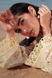Afrozeh Summer Together Embroidered Lawn Unstitched 3Pc Suit - BAROQUE