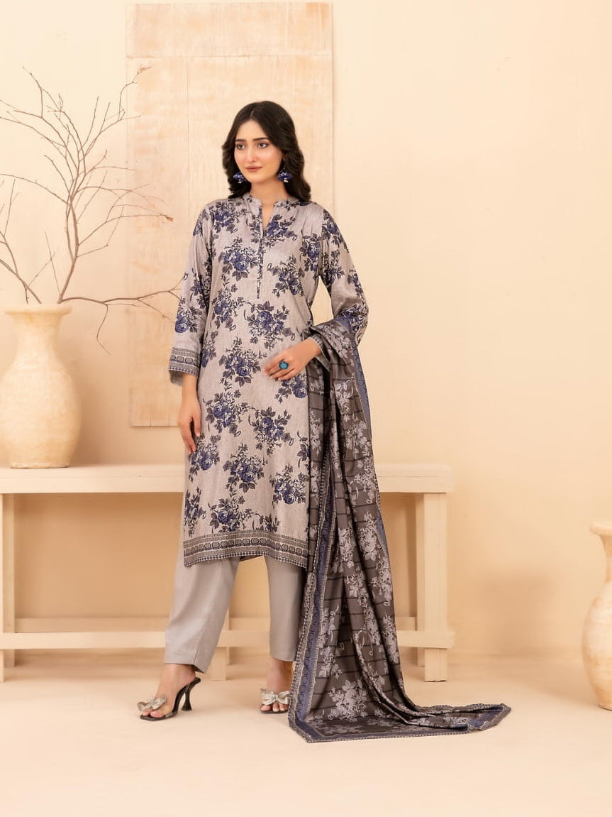 Baseera by Tawakkal Fabrics Printed Staple Unstitched 3Pc Suit D-5336