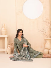 Baseera by Tawakkal Fabrics Printed Staple Unstitched 3Pc Suit D-5338