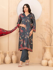 Baseera by Tawakkal Fabrics Printed Staple Unstitched 3Pc Suit D-5340