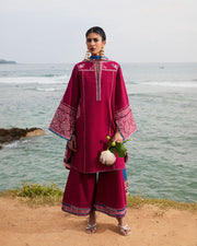 Jugnu by Hussain Rehar Embroidered Lawn Unstitched 3Pc Suit D-05 BEAS