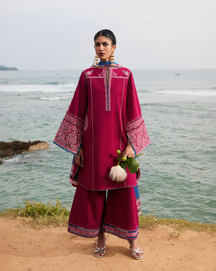 Jugnu by Hussain Rehar Embroidered Lawn Unstitched 3Pc Suit D-05 BEAS