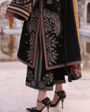 Jugnu Lahore Womenswear Embroidered Khaddar Unstitched 3Pc Suit - BEJUL