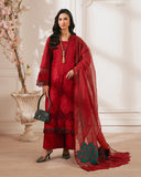 Zivah Apparel Unstitched Embroidered Luxury Lawn 3Pc Suit - Bella