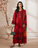 Zivah Apparel Unstitched Embroidered Luxury Lawn 3Pc Suit - Bella