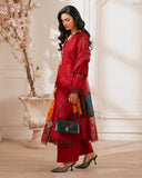 Zivah Apparel Unstitched Embroidered Luxury Lawn 3Pc Suit - Bella