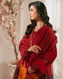 Zivah Apparel Unstitched Embroidered Luxury Lawn 3Pc Suit - Bella