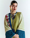 Jugnu by Hussain Rehar Unstitched Embroidered Lawn 3Pc Suit - Bia