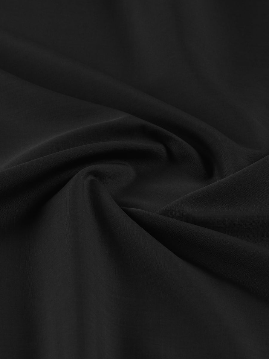 Caramel by Fabrieco Men's Unstitched Blended Suit for Summer - Black