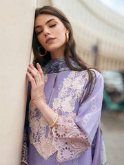 Hemline Odyssey by Mushq Embroidered Lawn Unstitched 3Pc Suit - Bloom Boulevard