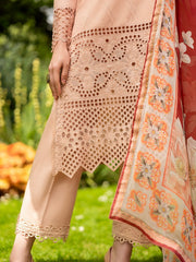 Hemline Odyssey by Mushq Embroidered Lawn Unstitched 3Pc Suit - Blooming Belle