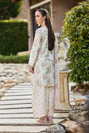 Farasha Sorine Summer Embroidered Lawn Unstitched 3Pc Suit - Blush Crest