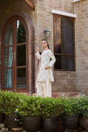 Farasha Sorine Summer Embroidered Lawn Unstitched 3Pc Suit - Blush Crest