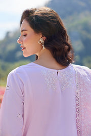 Farasha Summer Weaves Embroidered Lawn Unstitched 3Pc Suit - Blush Muse