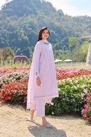Farasha Summer Weaves Embroidered Lawn Unstitched 3Pc Suit - Blush Muse