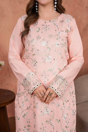 Feathers Premium Embroidered Lawn Unstitched 3Pc Suit Blush Petal Heirloom-FT696
