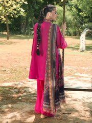 HemStitch The Garden Embroidered Lawn Unstitched 3Pc Suit - Blush Petal