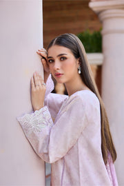 Farasha Sorine Summer Embroidered Lawn Unstitched 3Pc Suit - Blush Pink