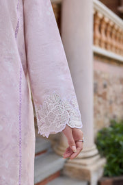 Farasha Sorine Summer Embroidered Lawn Unstitched 3Pc Suit - Blush Pink