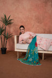 Feathers Premium Embroidered Lawn Unstitched 3Pc Suit - Blush Seraphine