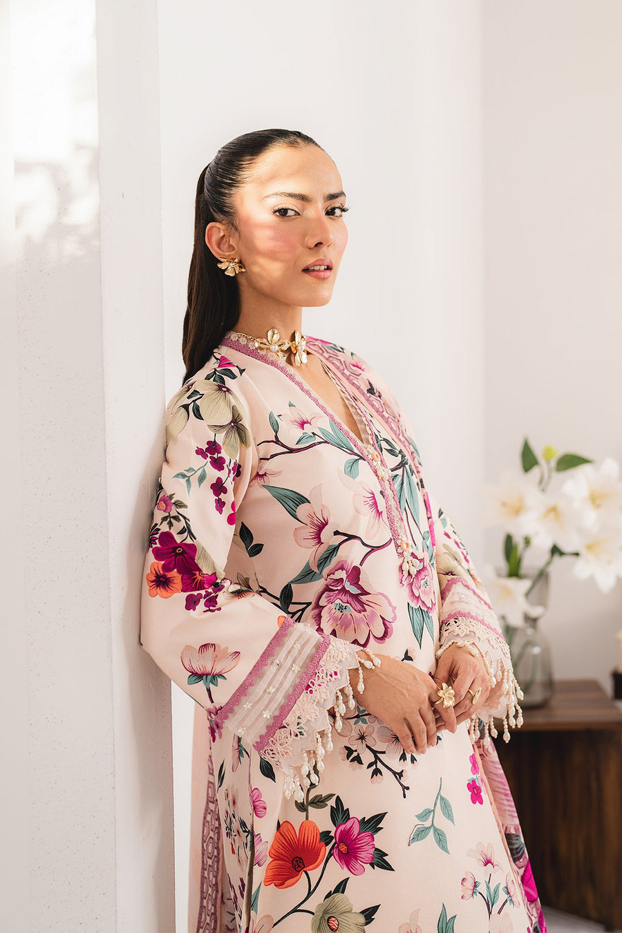 Alizeh Fashion Sheen Printed Lawn Unstitched 3Pc Suit AF-PL-6052-Boho