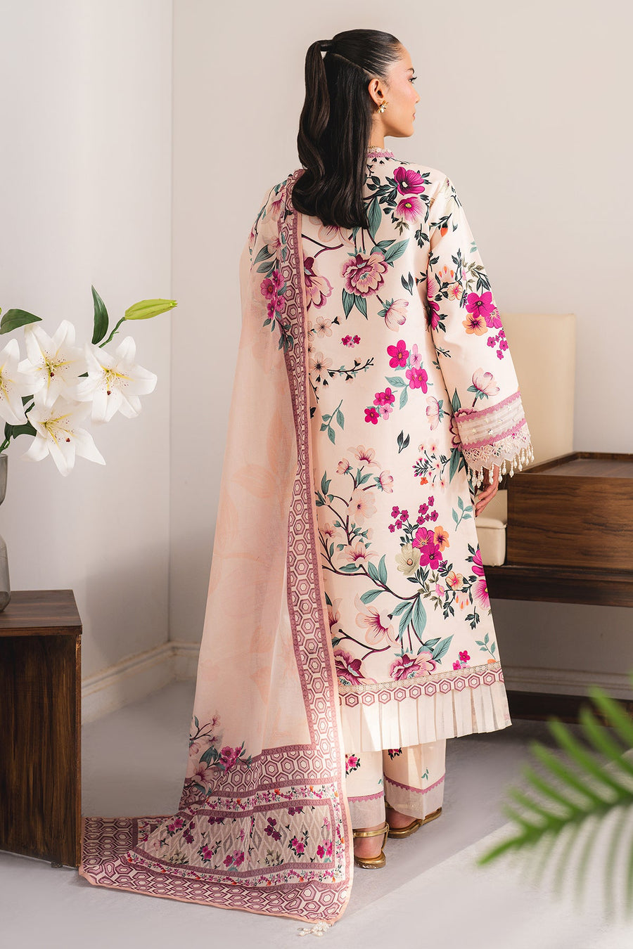 Alizeh Fashion Sheen Printed Lawn Unstitched 3Pc Suit AF-PL-6052-Boho