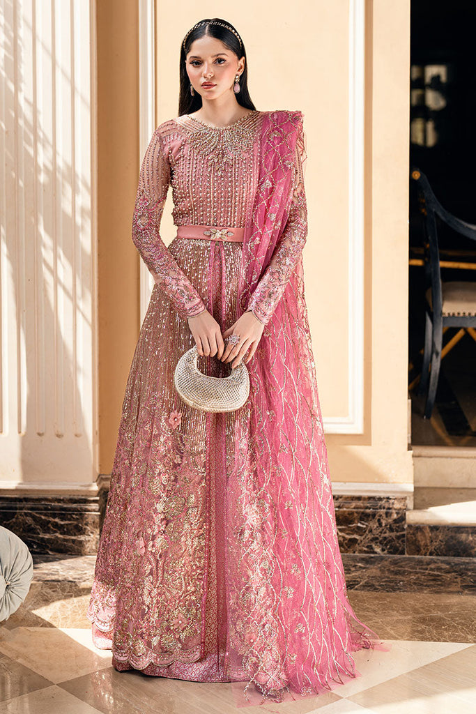 Stardust by Mushq Embroidered Net Suit Unstitched 4 Piece MQ24SW MWD-04 Starlet Sparkle - Formal Collection main image 1
