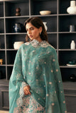 Afrozeh Daybreak Embroidered Lawn Unstitched 3Pc Suit - BREEZE BATHED