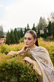 Farasha Sorine Summer Embroidered Lawn Unstitched 3Pc Suit - Butter Muse