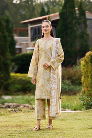 Farasha Sorine Summer Embroidered Lawn Unstitched 3Pc Suit - Butter Muse