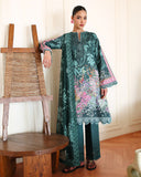 Roheenaz Eclat Gerden Printed Lawn Unstitched 3Pc Suit - BUTTERCUP BLOOM